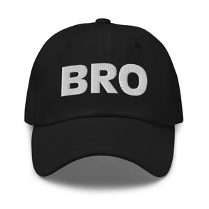 "BRO" Cap // Custom Embroidered Baseball Hat