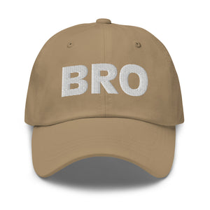 "BRO" Cap // Custom Embroidered Baseball Hat