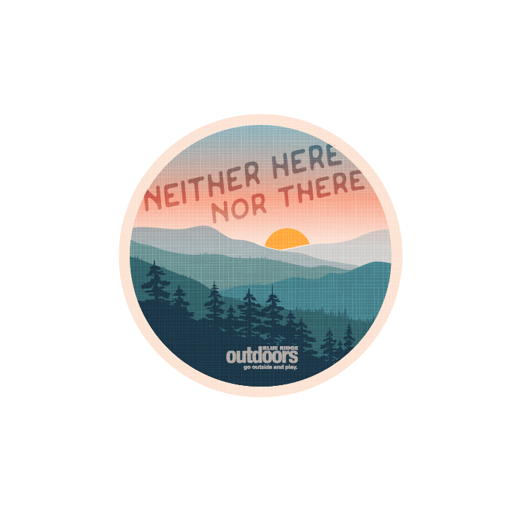 Neither Here Nor There Sticker