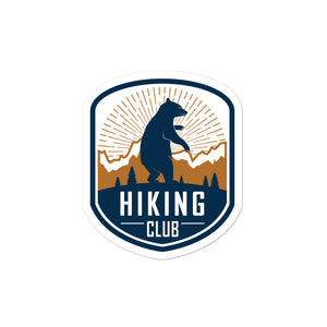 "Hiking Club" Sticker